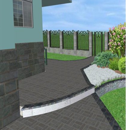 Erineva tasapinnaga teed krundil